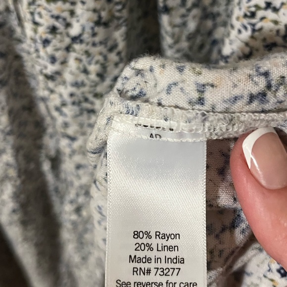 Sonoma Tiered Dress Size large - Picture 6 of 11